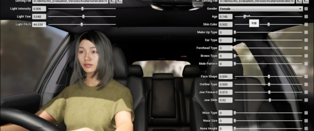 顔認識AI・DMS・ADAS向け人物3DCG生成プラットフォーム