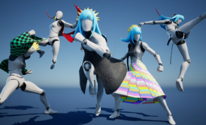 Unreal Engine対応の物理演算プラグイン。髪や衣装など“揺れもの”をリアルに再現し、破綻の少ない自然な動きを実現。高速なボーン処理と独自ロジックで、スムーズなモーション制作を支援します。