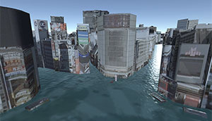 あいおいニッセイ同和損害保険｜3D浸水ハザードマップ