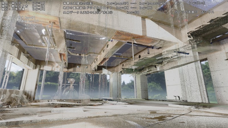 村本建設 BIM／点群データ重畳表示