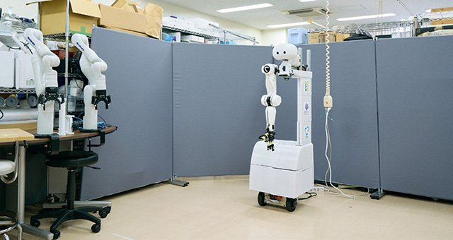 フィジカルAI との連携に向けた実証実験用ロボット
